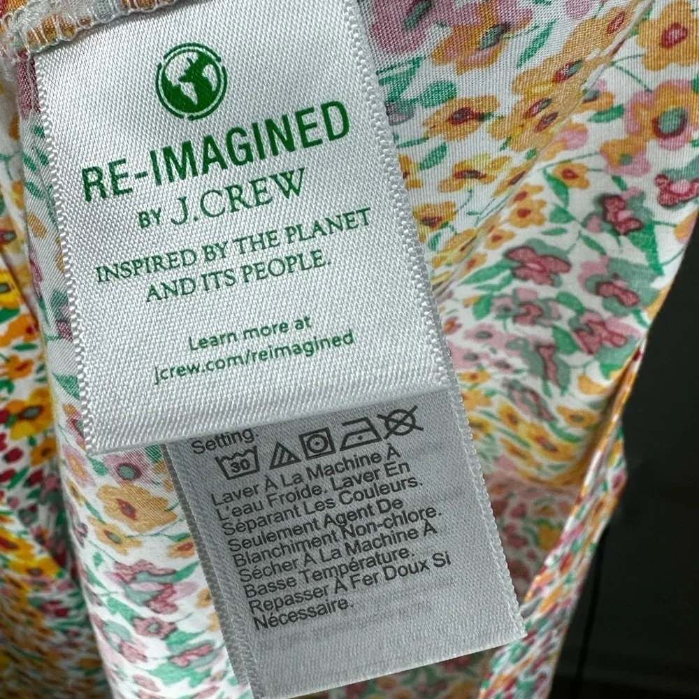 J. Crew Multicolor Floral Dress